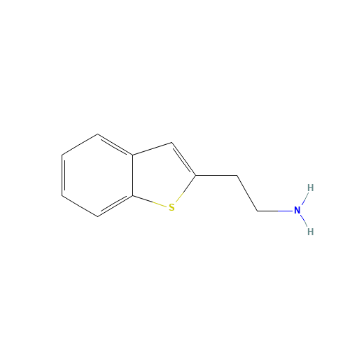 [2-(1-Benzothien-2-yl)ethyl]amine hydrochloride (CAS: 126312-03-6) - Chemical Structure and Molecular Formula 