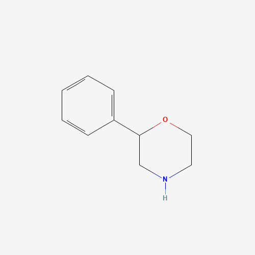 2-Phenylmorpholine hydrochloride (CAS: 23972-41-0) - Chemical Structure and Molecular Formula 