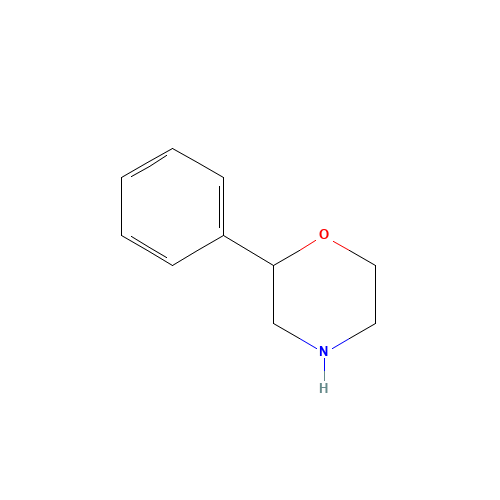 2-Phenylmorpholine hydrochloride (CAS: 23972-41-0) - Chemical Structure and Molecular Formula 