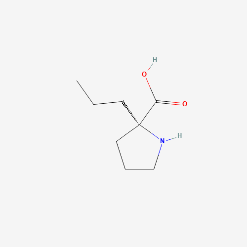2-Propylproline hydrochloride (CAS: 637020-45-2) - Chemical Structure and Molecular Formula 