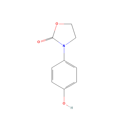 3-(4-Hydroxyphenyl)-1,3-oxazolidin-2-one (CAS: 97389-25-8) - Related Chemical Product