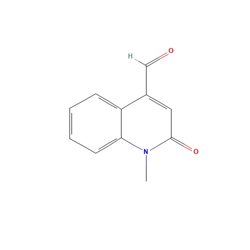 1-Methyl-2-oxo-1,2-dihydroquinoline-4-carbaldehyde (CAS: 15112-98-8) - Chemical Structure and Molecular Formula 
