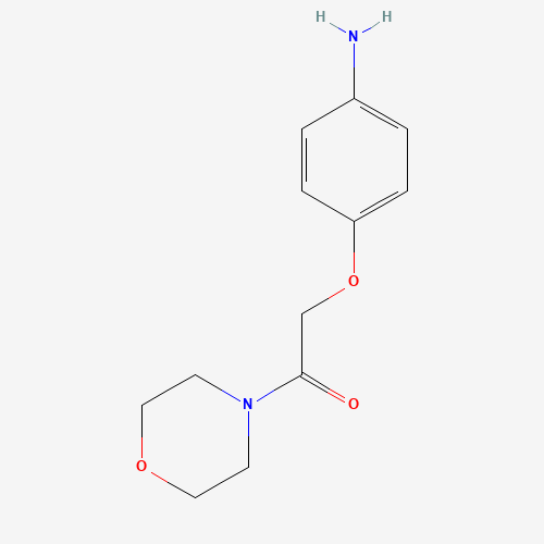 [4-(2-Morpholin-4-yl-2-oxoethoxy)phenyl]amine (CAS: 76870-09-2) - Related Chemical Product