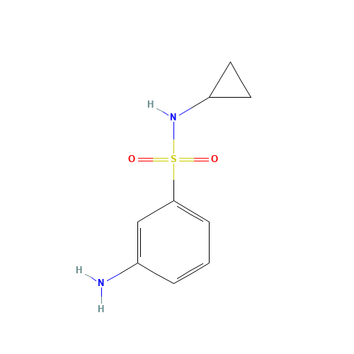 3-Amino-N-cyclopropylbenzenesulfonamide (CAS: 459434-39-0) - Related Chemical Product
