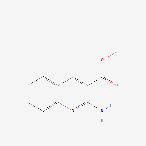 Ethyl 2-aminoquinoline-3-carboxylate (CAS: 36926-83-7) - Chemical Structure and Molecular Formula 