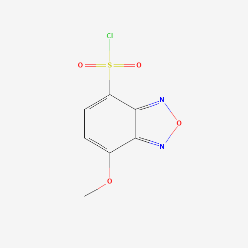 7-Methoxy-2,1,3-benzoxadiazole-4-sulfonyl chloride (CAS: 944780-94-3) - Chemical Structure and Molecular Formula 