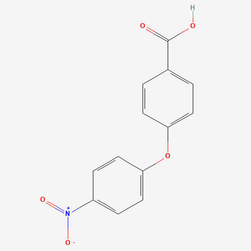 4-(4-Nitrophenoxy)benzoic acid (CAS: 16309-45-8) - Chemical Structure and Molecular Formula 