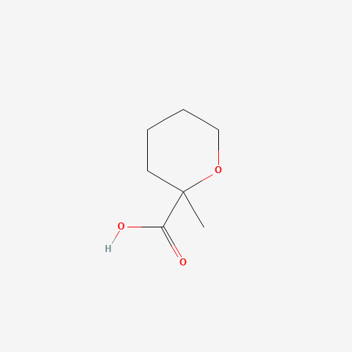 2-Methyltetrahydro-2H-pyran-2-carboxylic acid (CAS: 4180-13-6) - Chemical Structure and Molecular Formula 