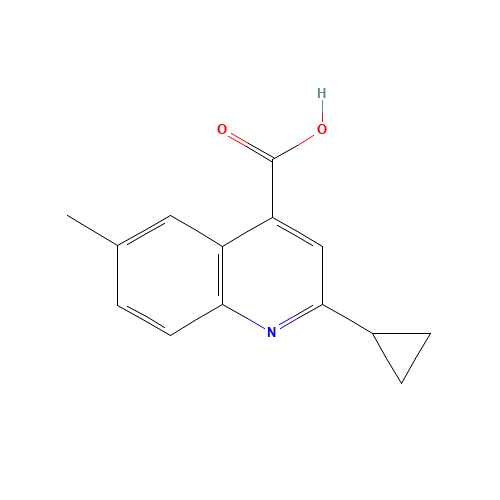 2-Cyclopropyl-6-methylquinoline-4-carboxylic acid (CAS: 588681-43-0) - Related Chemical Product