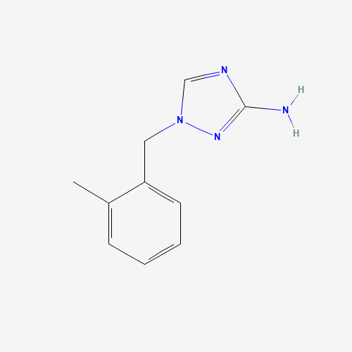 1-(2-Methylbenzyl)-1H-1,2,4-triazol-3-amine (CAS: 832740-49-5) - Chemical Structure and Molecular Formula 