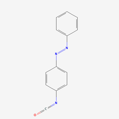 (E)-1-(4-Isocyanatophenyl)-2-phenyldiazene (CAS: 321951-62-6) - Chemical Structure and Molecular Formula 