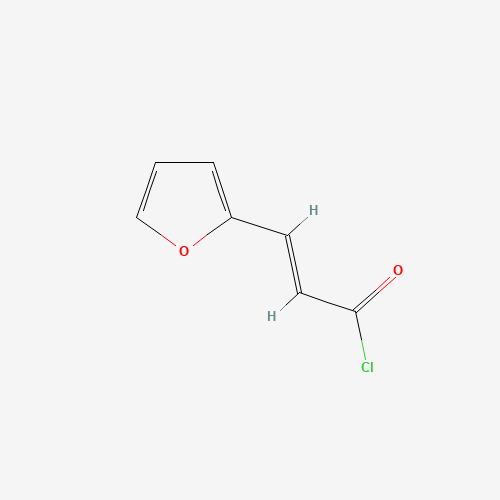 (2E)-3-(2-Furyl)acryloyl chloride (CAS: 63485-67-6) - Chemical Structure and Molecular Formula 