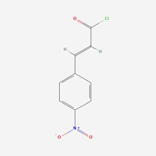 (2E)-3-(4-Nitrophenyl)acryloyl chloride (CAS: 61921-33-3) - Chemical Structure and Molecular Formula 