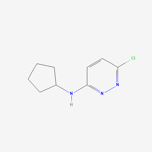 6-Chloro-N-cyclopentylpyridazin-3-amine (CAS: 604754-56-5) - Chemical Structure and Molecular Formula 