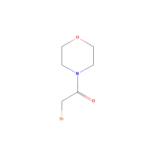 4-(Bromoacetyl)morpholine (CAS: 40299-87-4) - Chemical Structure and Molecular Formula 