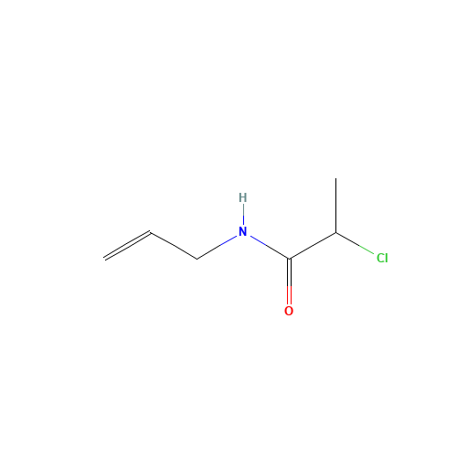 N-Allyl-2-chloropropanamide (CAS: 106593-37-7) - Chemical Structure and Molecular Formula 