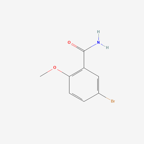 5-Bromo-2-methoxybenzamide (CAS: 303111-31-1) - Chemical Structure and Molecular Formula 