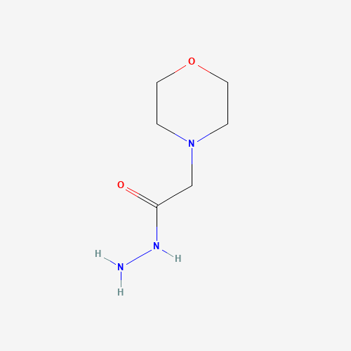 2-Morpholin-4-ylacetohydrazide (CAS: 770-17-2) - Chemical Structure and Molecular Formula 