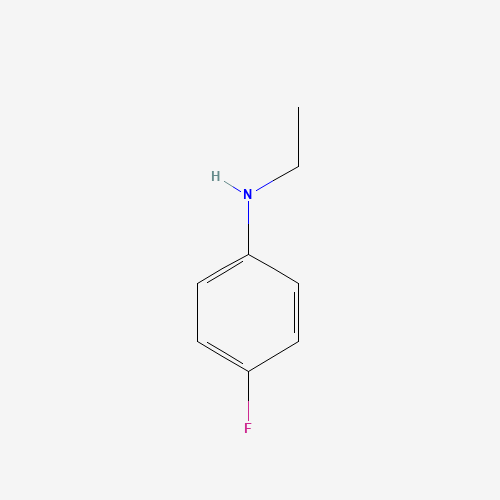N-Ethyl-4-fluoroaniline (CAS: 405-67-4) - Chemical Structure and Molecular Formula 