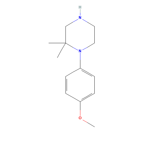 1-(4-Methoxyphenyl)-2,2-dimethylpiperazine (CAS: 893748-41-9) - Related Chemical Product