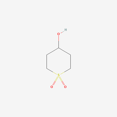 Tetrahydro-2H-thiopyran-4-ol 1,1-dioxide (CAS: 194152-05-1) - Chemical Structure and Molecular Formula 
