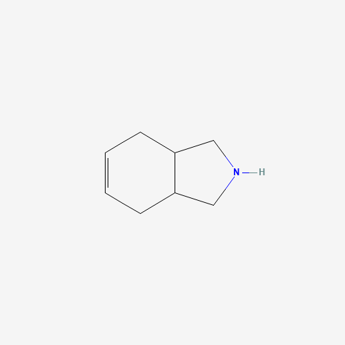 2,3,3a,4,7,7a-Hexahydro-1H-isoindole (CAS: 10533-30-9) - Chemical Structure and Molecular Formula 