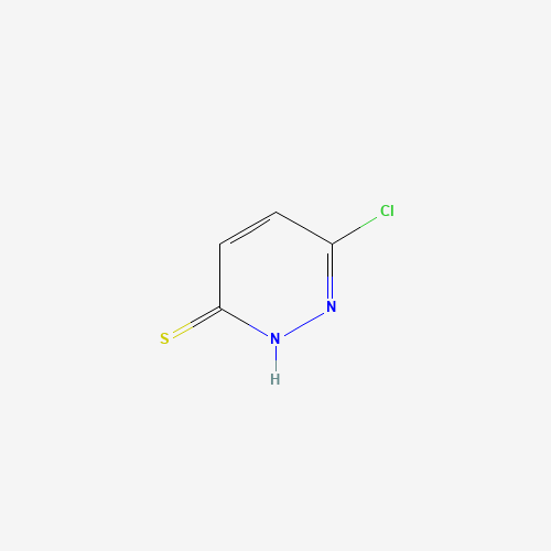 6-Chloropyridazine-3-thiol (CAS: 3916-78-7) - Chemical Structure and Molecular Formula 