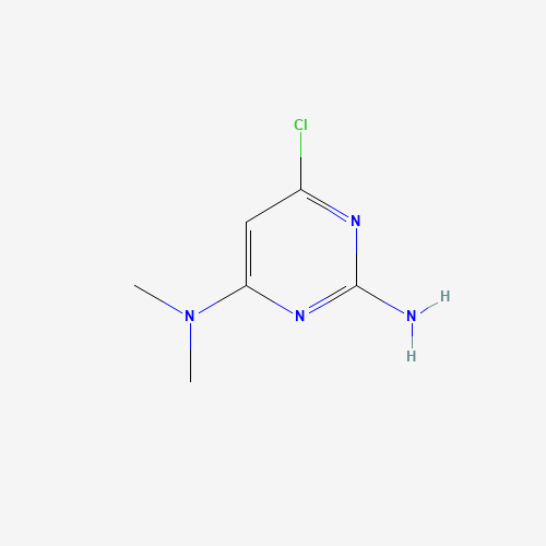 6-Chloro-N~4~,N~4~-dimethylpyrimidine-2,4-diamine (CAS: 1007-11-0) - Chemical Structure and Molecular Formula 