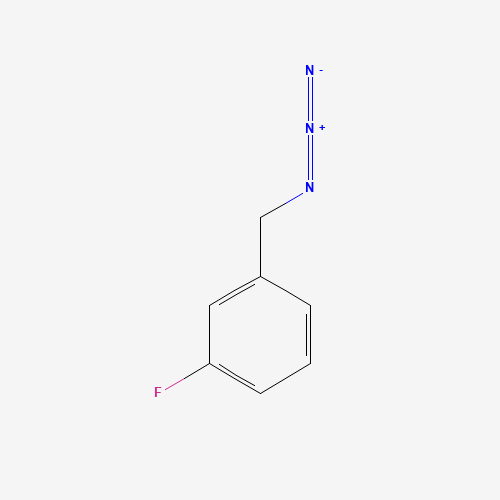 1-(Azidomethyl)-3-fluorobenzene (CAS: 159979-97-2) - Chemical Structure and Molecular Formula 