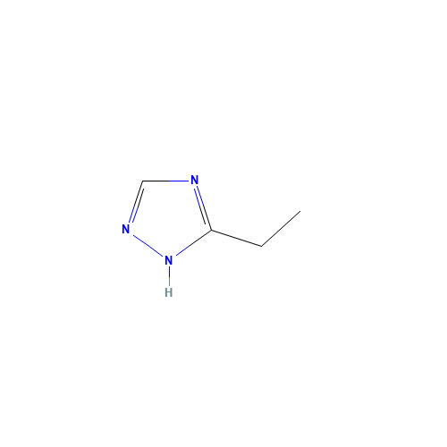 3-Ethyl-1H-1,2,4-triazole (CAS: 7411-16-7) - Chemical Structure and Molecular Formula 