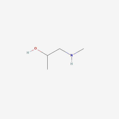 1-(Methylamino)propan-2-ol (CAS: 16667-45-1) - Chemical Structure and Molecular Formula 