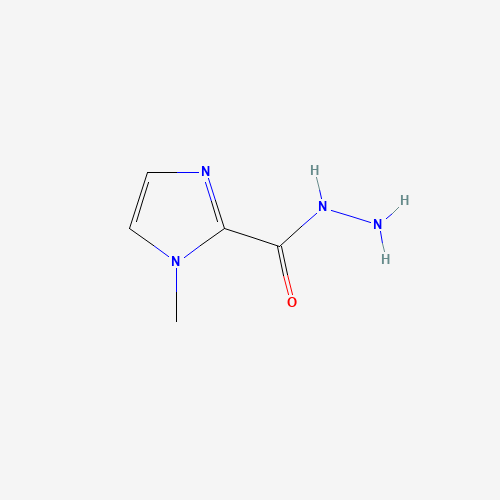 1-Methyl-1H-imidazole-2-carbohydrazide (CAS: 33543-79-2) - Chemical Structure and Molecular Formula 