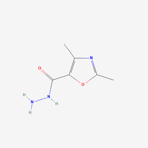 2,4-Dimethyl-1,3-oxazole-5-carbohydrazide (CAS: 89598-65-2) - Chemical Structure and Molecular Formula 