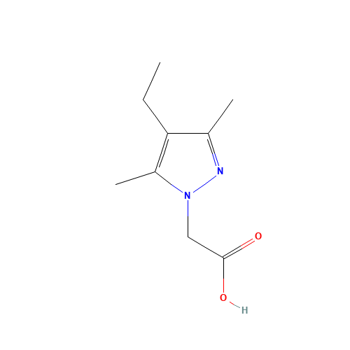 (4-Ethyl-3,5-dimethyl-1H-pyrazol-1-yl)acetic acid (CAS: 1177352-85-0) - Related Chemical Product
