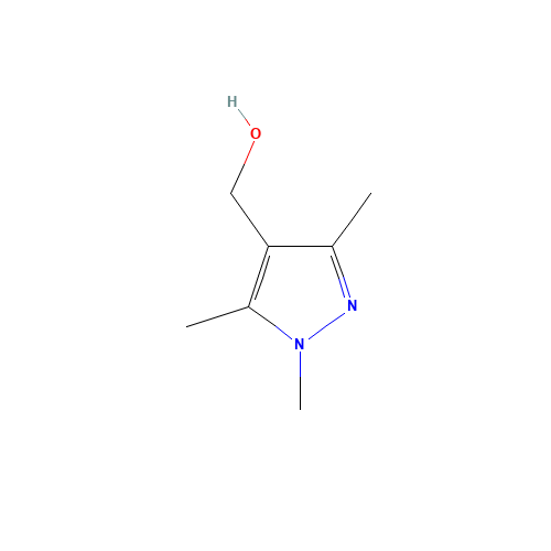 (1,3,5-Trimethyl-1H-pyrazol-4-yl)methanol (CAS: 18712-39-5) - Chemical Structure and Molecular Formula 