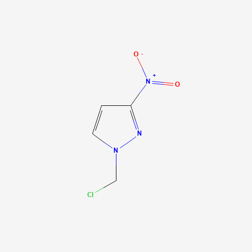 1-(Chloromethyl)-3-nitro-1H-pyrazole (CAS: 102388-00-1) - Chemical Structure and Molecular Formula 