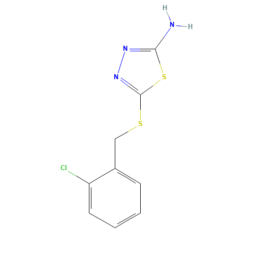 5-[(2-Chlorobenzyl)thio]-1,3,4-thiadiazol-2-amine (CAS: 299442-99-2) - Related Chemical Product
