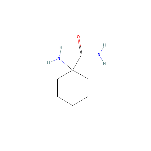 1-Aminocyclohexanecarboxamide (CAS: 17324-90-2) - Chemical Structure and Molecular Formula 