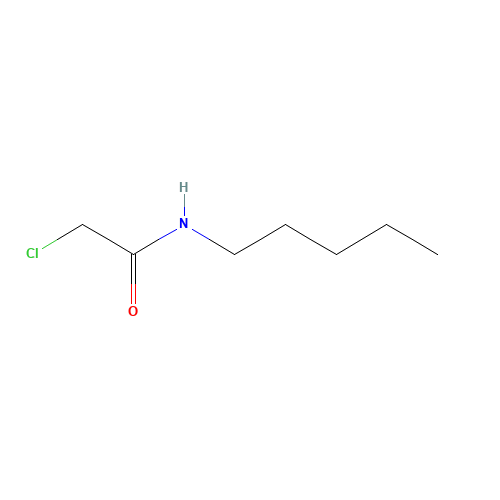 2-Chloro-N-pentylacetamide (CAS: 32322-78-4) - Chemical Structure and Molecular Formula 