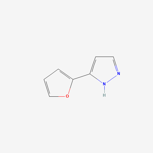 3-(2-Furyl)-1H-pyrazole (CAS: 32332-98-2) - Chemical Structure and Molecular Formula 
