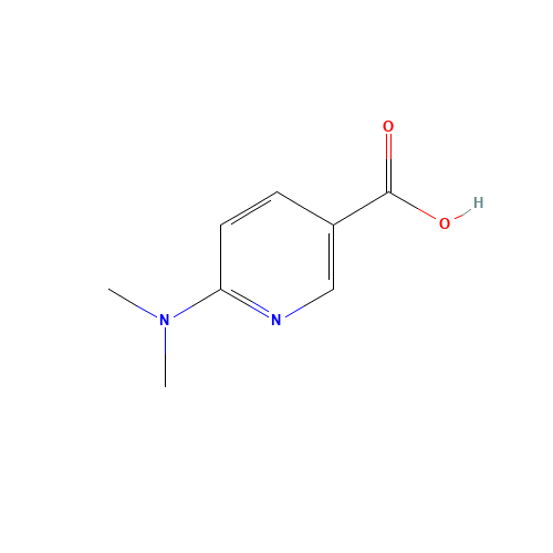 6-(Dimethylamino)nicotinic acid (CAS: 82846-28-4) - Chemical Structure and Molecular Formula 