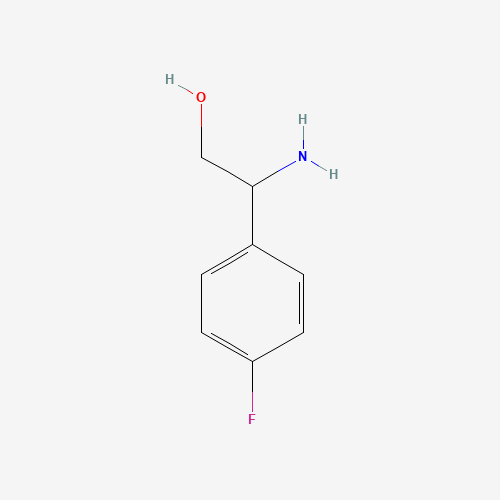 2-Amino-2-(4-fluorophenyl)ethanol (CAS: 140373-17-7) - Chemical Structure and Molecular Formula 