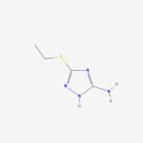 5-(Ethylthio)-1H-1,2,4-triazol-3-amine (CAS: 51420-35-0) - Chemical Structure and Molecular Formula 