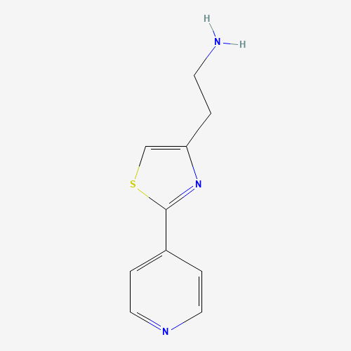 [2-(2-Pyridin-4-yl-1,3-thiazol-4-yl)ethyl]amine (CAS: 938283-17-1) - Related Chemical Product