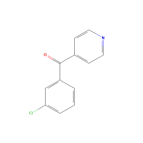 (3-Chlorophenyl)(pyridin-4-yl)methanone (CAS: 62246-94-0) - Related Chemical Product
