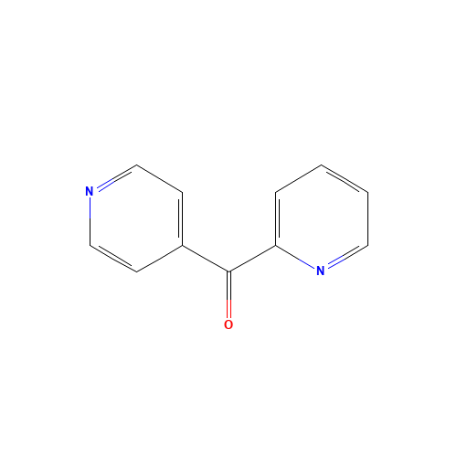 Pyridin-2-yl(pyridin-4-yl)methanone (CAS: 56970-92-4) - Chemical Structure and Molecular Formula 