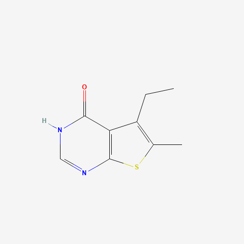 5-Ethyl-6-methylthieno[2,3-d]pyrimidin-4(3H)-one (CAS: 439692-89-4) - Chemical Structure and Molecular Formula 