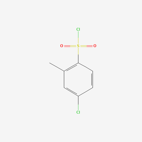 4-Chloro-2-methylbenzenesulfonyl chloride (CAS: 56157-92-7) - Chemical Structure and Molecular Formula 