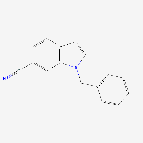 1-Benzyl-1H-indole-6-carbonitrile (CAS: 1030423-43-8) - Chemical Structure and Molecular Formula 