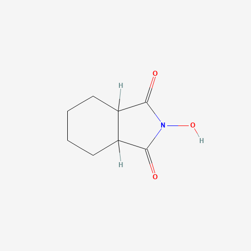 2-Hydroxyhexahydro-1H-isoindole-1,3(2H)-dione (CAS: 18886-85-6) - Chemical Structure and Molecular Formula 